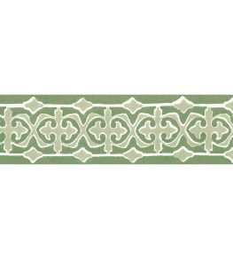 Santa Clara Tile Border Wallpaper by DADO Green Santa Clara Tile Border Wallpaper by DADO Green