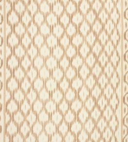 Santa Monica Ikat Fabric by Schumacher Neutral