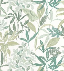 Santiago Wallpaper by Caselio Vert De Gris Santiago Wallpaper by Caselio Vert De Gris