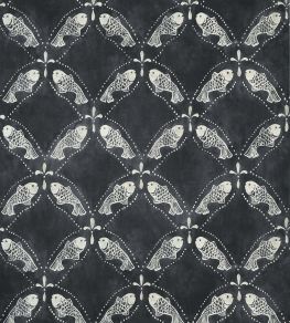 Santorini Wallpaper by Thibaut Black