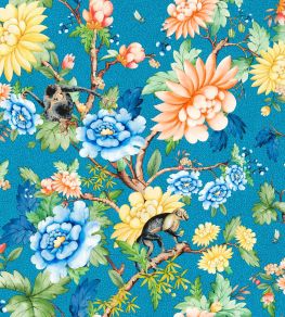 Sapphire Garden Wallpaper by Clarke & Clarke Sapphire Sapphire Garden Wallpaper by Clarke & Clarke Sapphire