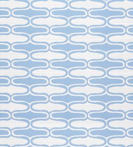 Saraband Fabric by Thibaut Sky Saraband Fabric by Thibaut Sky
