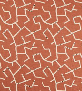 Saraceno Fabric by Harlequin Rust