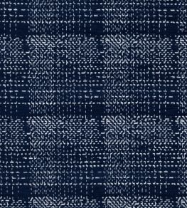 Sashiko Performance Fabric by Christopher Farr Cloth Azzuro