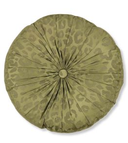 Saskia Cushion Ø 40cm by Romo Somerset Green Saskia Cushion Ø 40cm by Romo Somerset Green