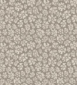 Savanna Shell Wallpaper by Cole & Son Shell Mica Taupe & Matallic Gilver
