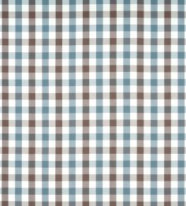 Saybrook Check Fabric by Anna French Brown and Slate Saybrook Check Fabric by Anna French Brown and Slate