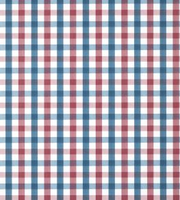 Saybrook Check Wallpaper by Anna French Red/Blue Saybrook Check Wallpaper by Anna French Red/Blue