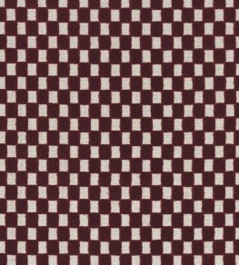 Scacchiera Fabric by Camengo Terre De Sienne