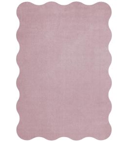 Scallop Rug by Layered Pink Lavender Scallop Rug by Layered Pink Lavender