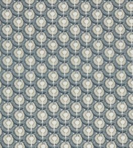Scallop Spot Fabric by Liberty Smalt Blue Scallop Spot Fabric by Liberty Smalt Blue