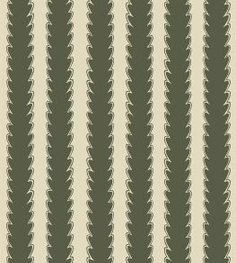Scallop Stripe Wallpaper by Josephine Munsey Chaingate Green/Maitland Green Scallop Stripe Wallpaper by Josephine Munsey Chaingate Green/Maitland Green