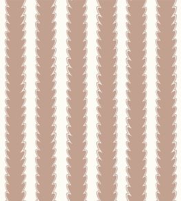 Scallop Stripe Wallpaper by Josephine Munsey Ham Pink/Hilles White Scallop Stripe Wallpaper by Josephine Munsey Ham Pink/Hilles White