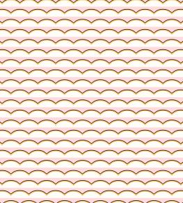 Scallops Wallpaper by Ottoline Pink Scallops Wallpaper by Ottoline Pink