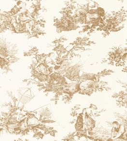 Scene D'Ete Wallpaper by Casadeco Camel Scene D'Ete Wallpaper by Casadeco Camel