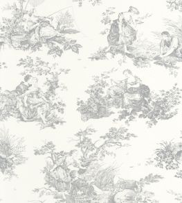 Scene D'Ete Wallpaper by Casadeco Gris Perle