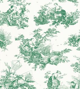 Scene D'Ete Wallpaper by Casadeco Vert Empire