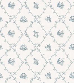 Scenes Wallpaper by Coordonne Indigo
