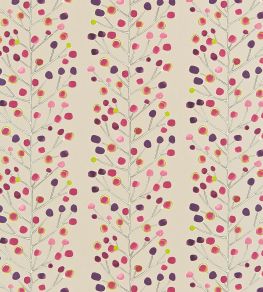 Berry Tree Fabric by Scion Mink / Plum / Berry / Lime Berry Tree Fabric by Scion Mink / Plum / Berry / Lime
