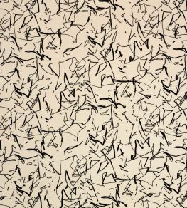 Scribble Recycled Fabric by Kirkby Design Monochrome Scribble Recycled Fabric by Kirkby Design Monochrome