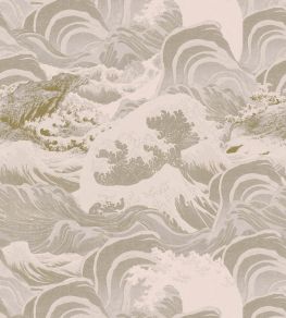 Sea Waves Wallpaper by MINDTHEGAP Neutral Sea Waves Wallpaper by MINDTHEGAP Neutral