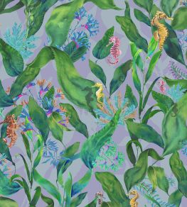 Seahorse Mangrove Wallpaper by Brand McKenzie Spring Green Seahorse Mangrove Wallpaper by Brand McKenzie Spring Green