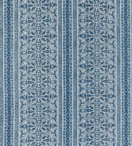 Seaton Stripe Fabric by Baker Lifestyle Indigo Seaton Stripe Fabric by Baker Lifestyle Indigo