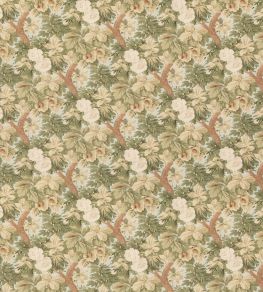 Secret Garden Fabric by George & Minnie Aqua/Sage Secret Garden Fabric by George & Minnie Aqua/Sage