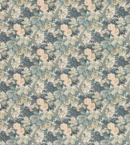 Secret Garden Fabric by George & Minnie Denim Secret Garden Fabric by George & Minnie Denim