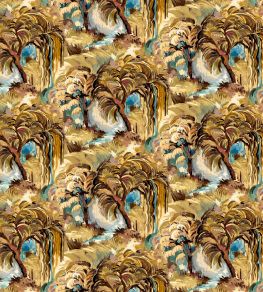 Secret Lagoon Baby Fabric by Arley House Henna