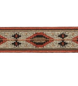 Sedona Embroidered Border Trimming by Samuel & Sons Pinon Sedona Embroidered Border Trimming by Samuel & Sons Pinon