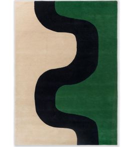 Seireeni Rug by Marimekko Green Seireeni Rug by Marimekko Green