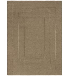 Senso Border Rug by Brink & Campman Fur Brown Senso Border Rug by Brink & Campman Fur Brown