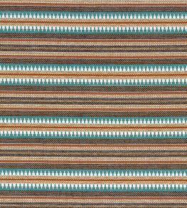 Serapes Fabric by Casamance Turquoise Marine
