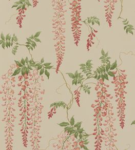 Seraphina Wallpaper by Colefax and Fowler Old Pink/Leaf Seraphina Wallpaper by Colefax and Fowler Old Pink/Leaf