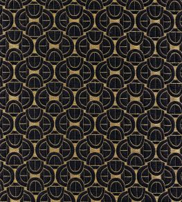 Serlio Fabric by Casamance Noir