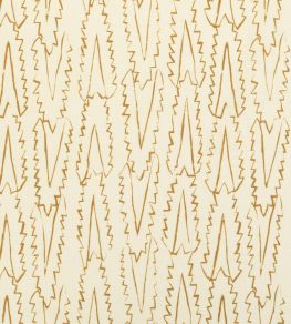 Serrata Fabric by Volga Linen Oyster/Old Gold Serrata Fabric by Volga Linen Oyster/Old Gold
