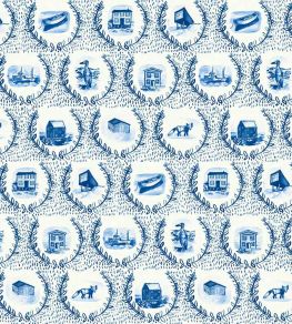 Set The Scene Wallpaper by Christopher Farr Cloth Cobalt Set The Scene Wallpaper by Christopher Farr Cloth Cobalt