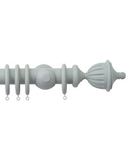 Seychelles 40mm Wooden Pole Haze, Fluted Urn finial Haze