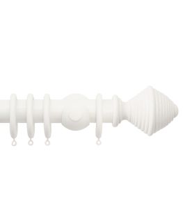 Seychelles 40mm Wooden Pole Cotton, Hive finial Cotton