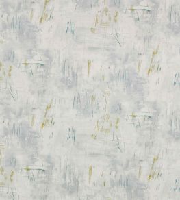 Sgraffito Fabric by Villa Nova Celadon Sgraffito Fabric by Villa Nova Celadon