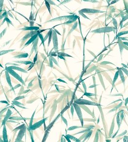 Shadow Bamboo Wallpaper by Ohpopsi Peacock Shadow Bamboo Wallpaper by Ohpopsi Peacock