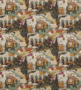 Shalimar Fabric by GP & J Baker Aqua Shalimar Fabric by GP & J Baker Aqua