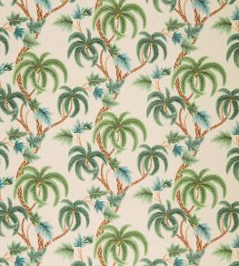 Shalimar Fabric by Osborne & Little Emerald Shalimar Fabric by Osborne & Little Emerald