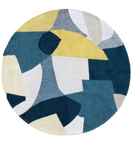 Shapes Round Rug by Louis De Poortere Duck Song Shapes Round Rug by Louis De Poortere Duck Song