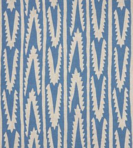 Shashka Fabric by Volga Linen Cornflower Blue Shashka Fabric by Volga Linen Cornflower Blue