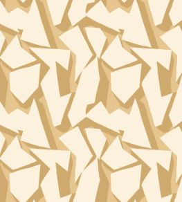 Shatter Wallpaper by Ohpopsi Ochre Shatter Wallpaper by Ohpopsi Ochre
