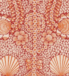 Shell Grotto Wallpaper by Fermoie Red Shell Grotto Wallpaper by Fermoie Red