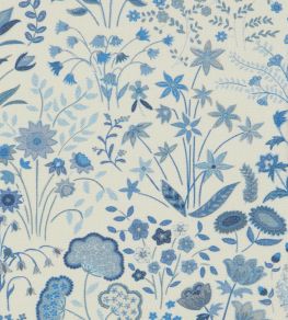 Shepherdly Flowers Fabric by Liberty Lapis Shepherdly Flowers Fabric by Liberty Lapis