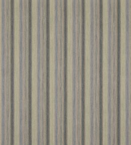 Shepton Stripe Fabric by Mulberry Home Blue